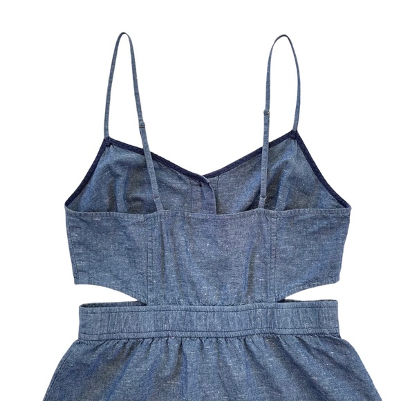 Madewell Chambray Cutout Summer Dress - Picture 8 of 8